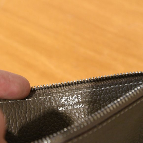 HERMES Dogon Duo Etope Leather Wallet Set - 2009 - Picture 5 of 8